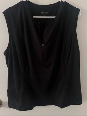 Athleta Pacifica Illume UPF Fitted Tank Quarter Zip Swim Top Water Sports 1X